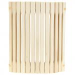 Абажур для бра деревянный "Круглая-Угловая" 30х37х10 см, липа (Россия)