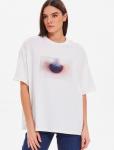 Футболка женская оверсайз с принтом