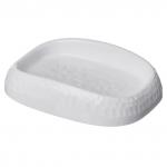 "Tule" Мыльница 12,5х9,1х2,6 см, светло-серый, Idiland (Россия)