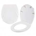 "Keeplex" Сиденье для унитаза пластмассовое "Light" 41,9х36,3х4,5 см, белое облако (Россия)