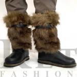 Мужские унты, высокие, койот, войлочная подошва