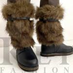 Мужские унты, высокие, койот, войлочная подошва