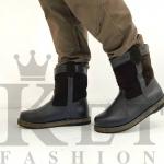 Мини монголки коричневые, войлочная подошва