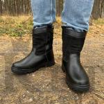 Мини монголки черные, литая подошва