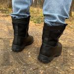 Мини монголки черные, литая подошва