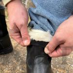 Мини монголки черные, литая подошва