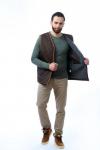 Жилет арт.1185221-15 КИЛЬ коричневый