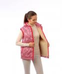Жилет арт.1181113-62 ПРАКТИК Мозаика красная