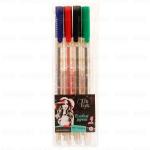 Набор гелевых ручек 4 цв узел 1,0 мм TIK TOK GIRL