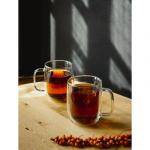 BY COLLECTION Набор кружек с двойными стенками, 2шт, 470 мл, стекло