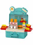 %Altacto игровой набор "Бургерная" (53х13х37 см, в чемодане, голуб.)