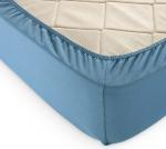 Голубая ель простыня ТРИКОТАЖ 160*200*20 на резинке Р013Т