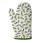 Прихватка-рукавица рогожка 18х28 "Fine Line" рис 62107 вид 1 "Сказочная гортензия"