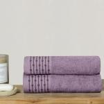 Полотенце махровое 33х70 ТМ Fine Line бордюр "Завиток" сиреневый
