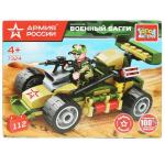 АРМИЯ РОССИИ конструктор военное БАГГИ, 112 дет. Город мастеров в кор.80шт