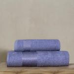 Полотенце махровое 33х70 ТМ Fine Line бордюр "Клеменс" фиолетово-голубой