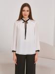 Блуза из креп-шифона с завязками 230827-4790