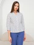 Блуза из хлопка в полоску 230819-4772