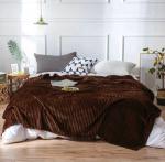 “Мокко” Полоса Покрывало велсофт