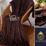 Шоколад Квадрат Покрывало велсофт