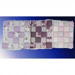 Сидушка для стула пэчворк фиолетовый