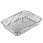 Форма для запекания, алюминиевая фольга, 21х15,8х4,3см, дно 19,6х14,4см, 1125мл, L-край, R29L