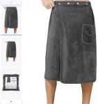 Полотенце НВ Килт мужской м0905_11 L 80*150 т-сер