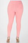 Джеггинсы светло-розовые