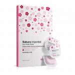 321081 BIOAQUA Маска для лица с экстрактом сакуры, 7,5г*8шт