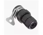 1-2.sale Соединитель шланга с хомутом 3/4" с безрезьбовым краном, E1M