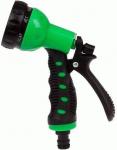 1-2.sale Пистолет д/полива 7 реж. (разбрызгиватель) пластик 21х14х5 см, E1M