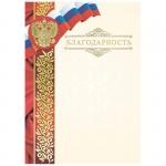 Благодарность А4, ArtSpace, мелованный картон, конгрев, тиснение фольгой, BBLKF_10572