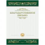 Благодарственное письмо А4, ArtSpace, мелованный картон, 335309