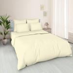 Наволочка поплин однотонный 70*70 упак 2 шт Реноме, 70*70, сливочный  (арт.02/104)