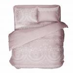 Комплект постельного белья Бязь кружевная пудра КПБ-НБ-05