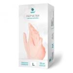 Перчатки пищевые винил. н/о «SAF&TY» прозрачные (L), 50 пар