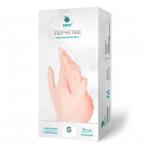 Перчатки пищевые винил. н/о «SAF&TY» прозрачные (S), 50 пар