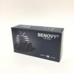 Перчатки пищевые нитрил. черные н/о «Benovy» (М), 50 пар