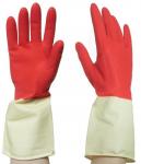 Перчатки хозяйств. латекс. «Libry» Сверхпрочные бело-красные (XL)