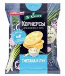 Чипсы цельнозерновые кукурузно-рисовые со сметаной и зеленым луком 0,05