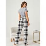 Брюки мо25чб, клетка