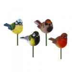 INBLOOM Декор садовый на стержне Птицы 40см 4 дизайна, полирезина/металл