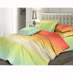 Комплект постельного белья "Омбре радуга", сатин