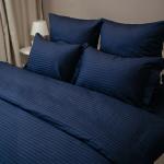 Комплект постельного белья "Индиго", страйп-сатин