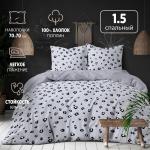 Комплект постельного белья рис.5839-1+5839а-1 Пардус