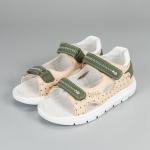 Сандалии Boom 1-1130-E01 Светло-коричневый-зелёный