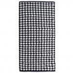 "Missoni-3037" Полотенце махровое 34х78см, плотность 375гр/м2, 100% хлопок, черный, Bolangde (Китай)