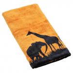 "Missoni-3046" Полотенце махровое 100х150см, плотность 375гр/м2, 100% хлопок, оранжевый, Bolangde (Китай)