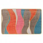 "Анталия" Комплект ковриков для ванной и туалета 50х80см; 50х40см + коврик для унитазной крышки 44х40см, безворсовый, антискользящее основание, оверложенный край, полиэстер (Китай)