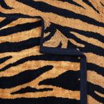 "Missoni-3030" Полотенце махровое 70х140см, плотность 375гр/м2, 100% хлопок, велюр, коричневый, Bolangde (Китай)